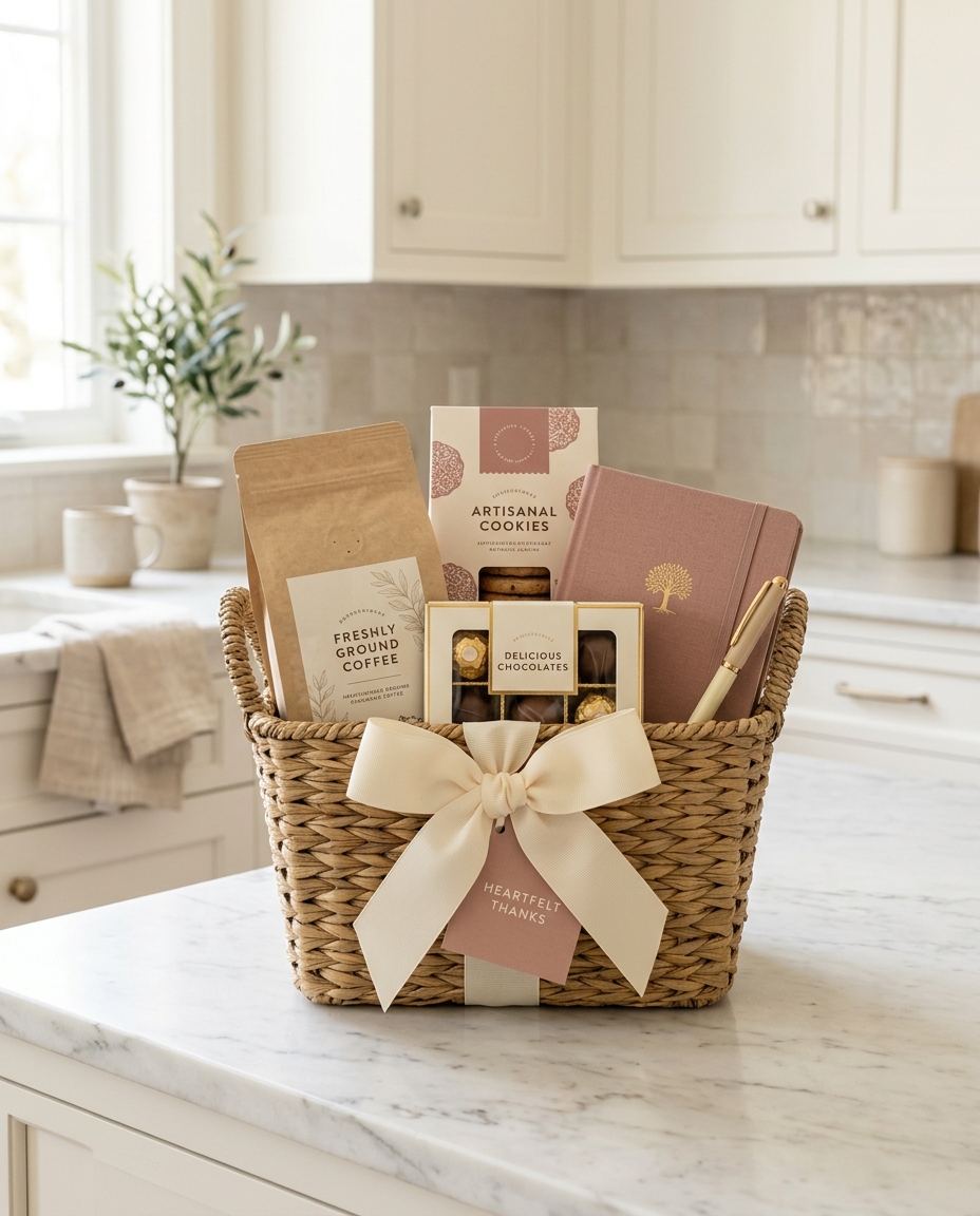 Coffee & Little Plans — gift basket by Monica's Gift Baskets